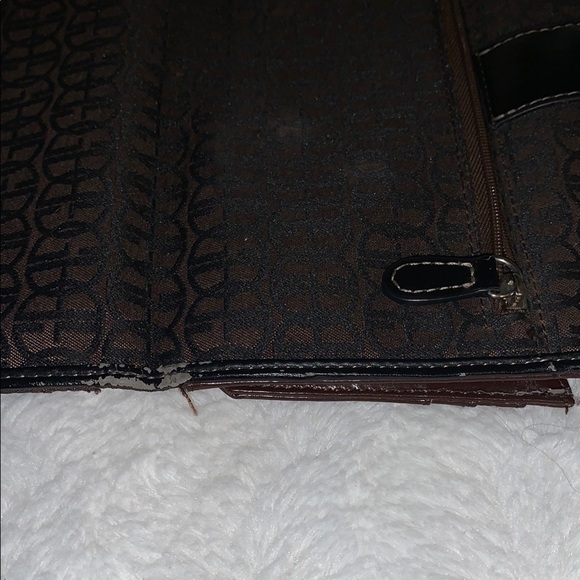 Giani Bernini Brown and Black Logo Wallet - Picture 4 of 17